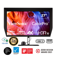 ViewSonic VP2786-4K 27型 4k Fogra &amp; Idealliance 認證專業色彩螢幕(HDMI/IPS)