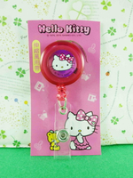 【震撼精品百貨】Hello Kitty 凱蒂貓 伸縮萬用扣-圓紅大頭 震撼日式精品百貨