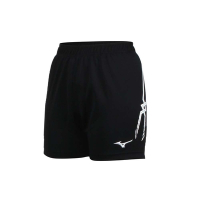 MIZUNO 女排球短褲-台灣製 針織 運動 訓練 三分褲 美津濃 V2TB2C1409 黑白