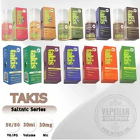 Liquid Saltnic TAKIS Salt Series 30MG 30ML By Takis X Mister Aloy GUAVA STRAWBERRY