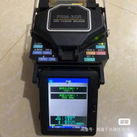 Free Shipping USED FSM-30R Ribbon Fiber Optical Fusion Splicer 30R mass fiber welder with cleaver and thermal stripper