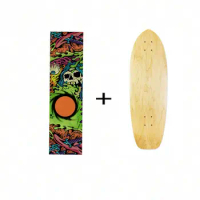 OS780 Sandpaper Skateboard Surfskate Deck With Griptape Surfskate Deck Professional Training Skateboard Surfboard Dropshipping