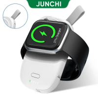Wireless Watch Charger For Apple Watch Ultra 2/S9/S8/S7 Portable Wireless Power Bank1200mAh For iWatch Series Charger with Cable
