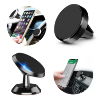 Magnetic Mobile Phone Holder Car Dashboard Bracket Car Air Vent Mount Universal Mobile Phone Stand Magnet Support for iPhone 15