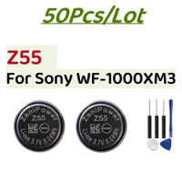 50Pcs/lot Original Battery For Sony WF-1000XM3 WF-SP900 WF-SP700N WF-1000X ZeniPower Z55 Battery TWS Earphone 3.7V 65mAh CP1254