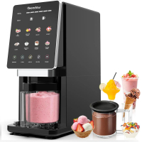 Teendow KF-2501 8 Functions Smart Touch Screen Home Gelato Slushie Maker Ice Cream Digital Slushie F