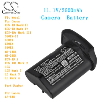 Cameron Sino 2600mAh Camera Battery for Canon MT-24EX EOS-1D X EOS 1DX Mark 2 1DX 1DS Mark 3 1D 3 1D Mark 4 LP-E4N