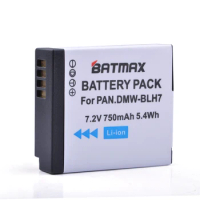 Batmax 1Pc DMW-BLH7 BLH7 DMW-BLH7PP DMW-BLH7E Camera Battery for Panasonic Lumix DMC-GM1 GM1 DMC-GM5 GM5 DMC-GF7 GF7 DMC-GF8 GF8