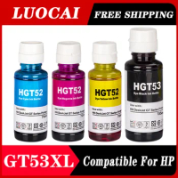 GT53 52 Refill Dye Ink Kit For HP GT53XL GT52 For HP Ink Tank 319/410/419,Smart Tank 500/502/508/511/514/515/518/519/530/531/532