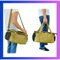 Tas Jinjing Waterproof Camping Picnic Travel Duffel Bag 3 Slots Material Oxford 600D dan Katun Pearl