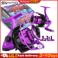 Sougayilang Malaysia Berkualiti Tinggi 1000-7000 Kekili Memancing Berputar Nisbah Gear Kili Logam 5.