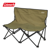【Coleman】樂趣情人椅 / 綠橄欖 / CM-38837M000(日系軍風潮流款露營雙人座椅)