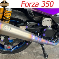FLAWLESSTI Gr5 Titanium Bolt Brake Clutch Lever Disc CVT Box Rear Swing Arm Exhaust Pipe Bolt For Honda Forza 350