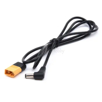 1PCS 1.2M Power Cable XT60 Male to DC Plug for FPV Goggles V2 Power Supply Connect Battery Cable Drone RC Accessory