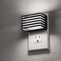 L LOHAS LED Night Light Plug Into Wall 2 Packaged Modern Night Light With Dusk to Dawn Sensor Di