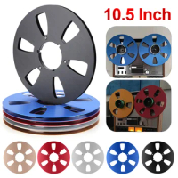 6 Hole Empty Aluminum Disc 10.5 Inch Empty Tape Reel Bending-resistance Wear-resistant Replacement for Studer ReVox/TEAC/BASF