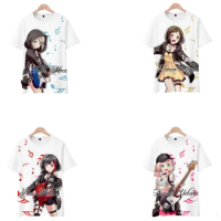 Japan Anime BanG Dream 3D Print T Shirt Women Men Summer Fashion O-neck Short Sleeve Funny Tshirt Graphic Tee Streetwear Cosplay