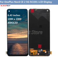 6.43" AMOLED For OnePlus Nord CE 2 5G IV2201 LCD Screen Display+Touch Panel Digitizer For OnePlus Nord CE2 5G LC