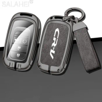 Car Key Case Cover Bag For Honda CRV CR-V Fit Shuttle Freed Spike Hybrid Stepwgn Spada Civic Accord Shell Fob Holder Accessories