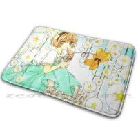 Cardcaptor Sakura Artwork Carpet Rug Non-Slip Water Absorb Door Mat Cardcaptor Sakura Sakura Clear R