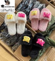 Dép Lông Thỏ (Gấu Bông/Gấu Dâu) Dép Đi Trong Nhà Đế Dẻo Chống Trơn Trượt Giữ Ấm Chân (GDBT)