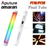 Aputure amaran PT1c PT2c Pixel RGB LED Tube Light Sticker Full-Color Magnetic Attraction Light Video Studio Photography Lighting