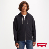 Levis 男款 經典連帽外套 / 迷你刺繡Batwing LOGO / 黑