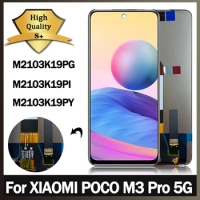 6.5'' Original For Xiaomi Poco M3Pro LCD Display Touch Digitizer For Poco M3 Pro 5G M2103K19PG M2103K19PI Screen with Frame