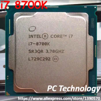 Original Intel CPU Core 8 series i7-8700K Processor i7 8700K 3.70GHz 12M 6-Cores Socket 1151 free shipping