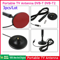 DVB-T and DVB-T2 portable tv antenna indoor tv antenna for DVB-T DVB-T2 digital tv receiver box