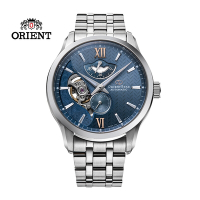 ORIENT STAR 東方之星  LAYERED 系列 鏤空機械錶 鋼帶款 藍色 RE-AV0B08L  - 41.0mm