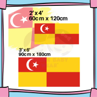 SELANGOR Flag 2x4 3x6 Polyester Tiang Bendera Negeri Selangor Darul Ehsan jalur gemilang Banner Flag