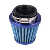 44Mm Motorcycle Air Filter for Gy6 150Cc ATV Quad 4 Wheeler Go Kart Buggy Scooter Moped Motorbike Air Filter Blue