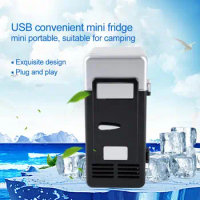 Portable Mini USB Fridge Home office Refrigerator Warmer Cooler Beverage Drink Freezer