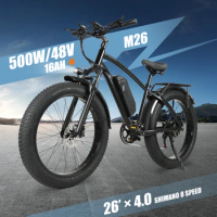 OEM 26*4.0 750W 500W High Power Fat Tire Electric Mountain E bike/Snow Bike/Electric Bicycle With CE