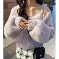 Up 100K Premium Fuzzy Fur Knitwear & Sweater Bulu Wanita Premium 195K