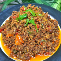 Abon / pampis Cakalang asli Manado Ikan