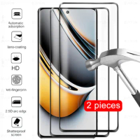 2Pcs Curved Protective Glass For Realme 11 Pro+ Screen Protector On For Realme 11 Pro Plus Realme11 ProPlus Realme11Pro 11Pro 5G