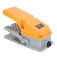 LT4 foot switch aluminium case treadle pedal switch for machine  control silver contact