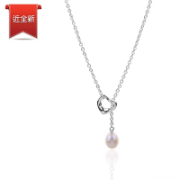 展示品 Tiffany&Co. 蒂芙尼 鏤空愛心珍珠925純銀項鍊