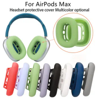 1Pair High Quality Silicone Ear Pads Earmuffs Replacement Headphone Protective Cover for AirPods Max Headphones Accessories