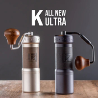 1Zpresso KULTRA Hand-operated Coffee Bean Grinder Hand-washed Italian Portable Manual Coffee Adjustable 304 Stainless Steel Burr