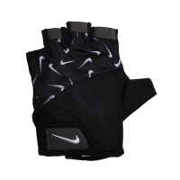 Nike 手套 Gym Elemental Gloves 女款 健身 重訓 魔鬼氈 黏扣帶 鬆緊可調 黑 白 N0002556091