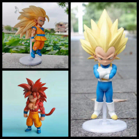 Vegeta Super Saiyan, Majin Goku, Super Four, Super Three, Goku รุ่น Q, รูปยืน, เครื่องประดับโต๊ะ, ปี