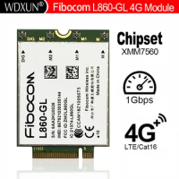 Fibocom L860 L860-GL LTE FDD TDD Cat16 1Gbps DL Cellular Module chipset Intel XMM 7560 LTE-A Pro for Windows 10 Linux