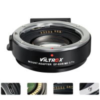 Viltrox EF-EOS M2 0.71x Auto Focus Reducer Speed Booster Lens Mount Adapter for Canon EF Lens to Canon M5 M6 M10 M50 M10 Camera
