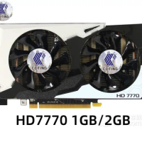 CCTING HD 7770 1GB 2GB Video Cards GDDR5 128bit Graphics Card For AMD 7700 series Radeon HD 7770 HD 7770 1G HDMI DVI VGA Used