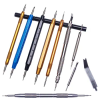 Watch Strap Spring Pin Removal Tool for Smart Watchband Release Pins Bars Remove Tools Stick Tweezers Watch Repair Tool Kit 13Z