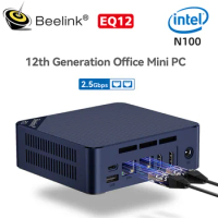 Beelink EQ12 DDR5 Intel 12th N100 Mini PC 8G 500G Type C Desktop Computer VS Mini S12 Pro EQ12 Pro N305 U59 Pro Intel 11th N5105