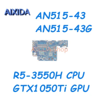 AIXIDA FH50Q LA-J621P NBQ6N11001 Mainboard for acer Nitro 5 AN515-43 AN515-43G Laptop Motherboard R5-3550H CPU GTX1050Ti GPU